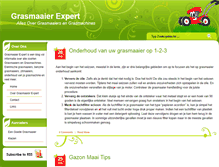 Tablet Screenshot of grasmaaier-expert.be